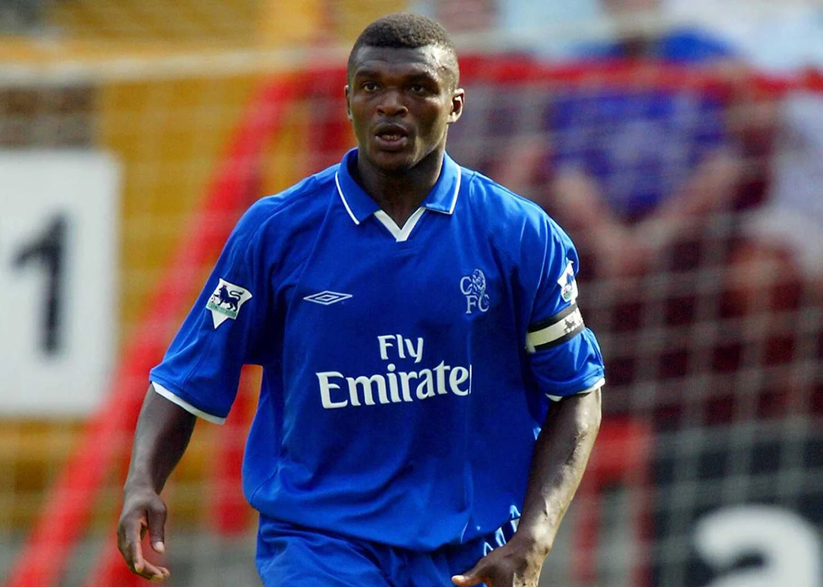 Marcel Desailly là cầu thủ rất nổi tiếng ở vị trí hậu vệ hay nhất của Chelsea